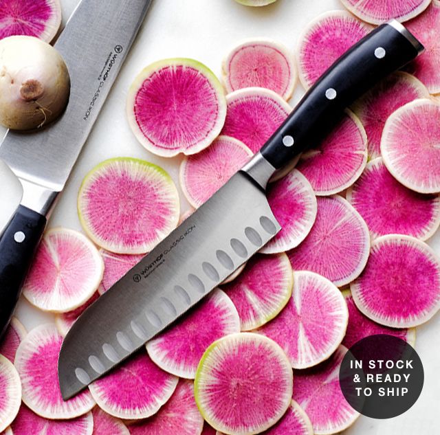 WÜSTHOF® Classic Ikon 7" Hollow Edge Santoku Knife