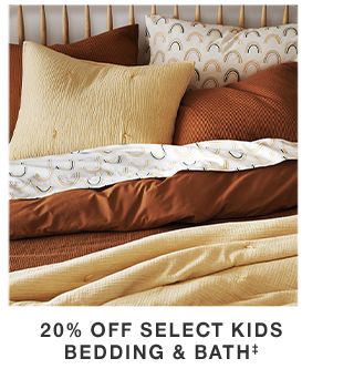 20% off Select Kids Bedding & Bath