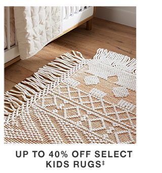 Up to 40% off Select Rugs