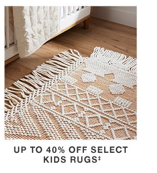 Up to 40% off Select Rugs