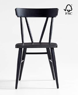 Juni Black Ash Dining Chair