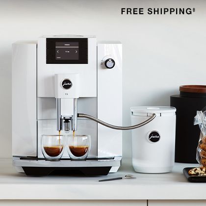 Jura E6 Piano White Espresso Machine