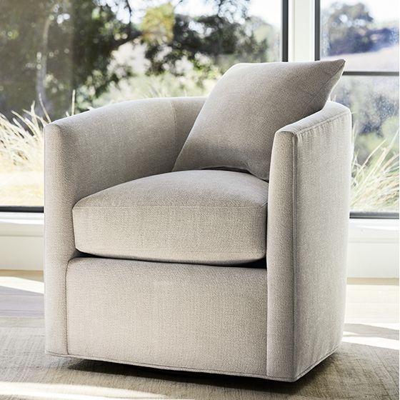 drew swivel accent chair