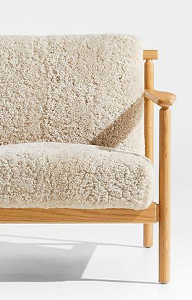 ojai shearling accent chair