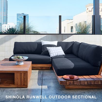 built to chill: shinola runwell outdoor sectional