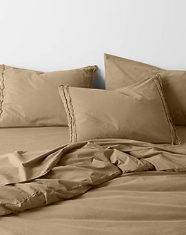 Organic Cotton Aged Bronze Full/Queen Size Duvet Cover