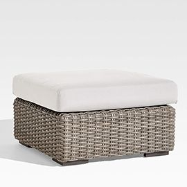 Abaco Resin Wicker Outdoor Ottoman