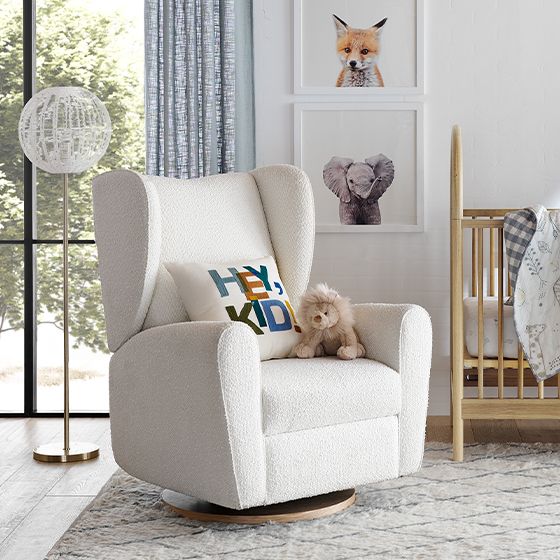 Seesaw Cream Boucle Power Recliner Chair