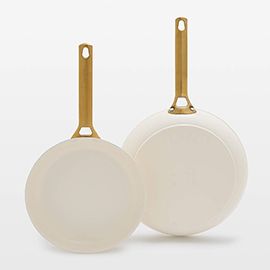 GreenPan Reserve Cream Frying Pans