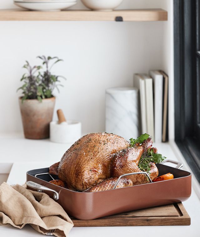 Kitchen by Crate EvenCook ceramic roaster