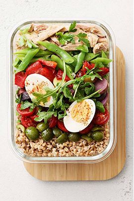 nicoise salad grain bowl