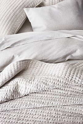 organic jersey heathered bedding