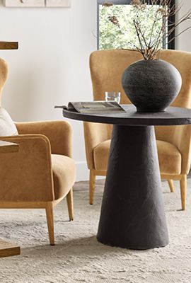 willy charcoal brown pedestal bistro table