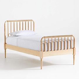 Jenny Lind Kids Maple Wood Spindle Twin Bed