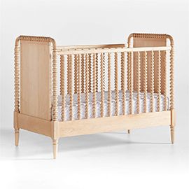 Jenny Lind Maple Wood Spindle Baby Crib