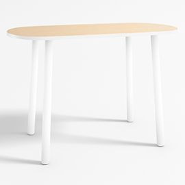 "Rue Adjustable White Wood Kids Play Table  "