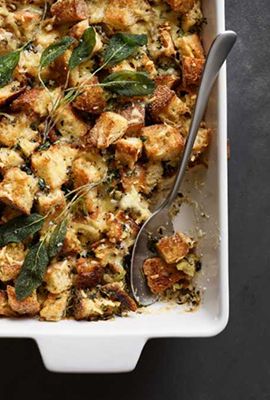 stuffing bread pudding