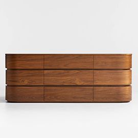 Milano Natural Walnut Dresser