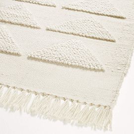 Ludic Ivory Textured Kids Performance Rug