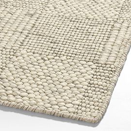 Chunky Squares Beige Kids Performance Rug