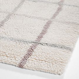 Cool Colored Grid Washable Kids Rug