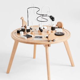 baby wooden activity table