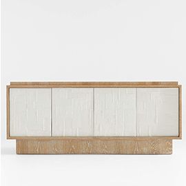 Panache Cerused Oak Credenza