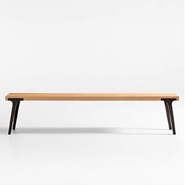 Lakin White Oak Bench