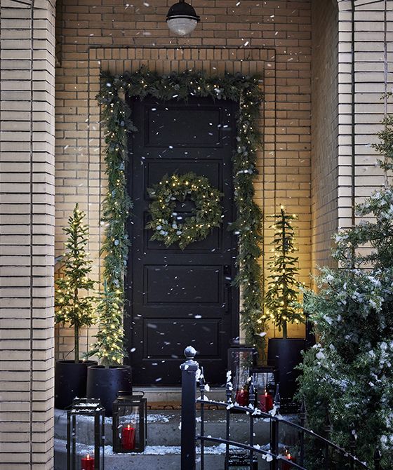 fill your home with festive evergreens & holiday warmth