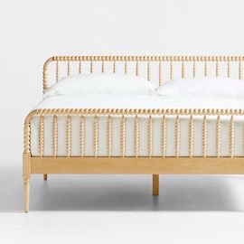 Jenny Lind Kids Maple Wood Spindle Queen Bed