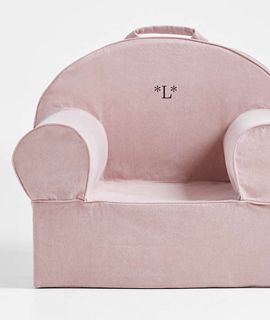 Large Lilac Mauve Kids Lounge Nod Chair