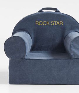 Large Dark Indigo Kids Lounge Nod Chair