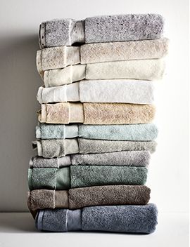 Organic Turkish Cotton Fleck Towels