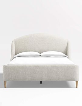 Lafayette Natural Beige Upholstered Queen Bed