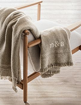 Weekend Organic Cotton Fringe Throw