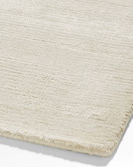 Viscose Double Striped Ivory Kids Area Rug 6x9