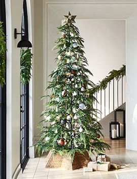 Faux Hemlock Pre-Lit LED Christmas Tree