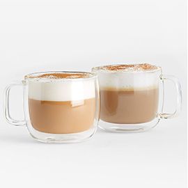 Zwilling Sorrento Plus Cappucino Glass Mugs