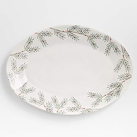 Marin Holiday Winter Pine Platter