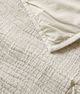 Aire Stone Tan Crinkle Hand-Quilted Kids Comforter