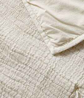 Aire Stone Tan Crinkle Hand-Quilted Kids Comforter