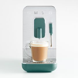 $200 off Smeg Matte Jade Green automatic espresso machine with milk frother