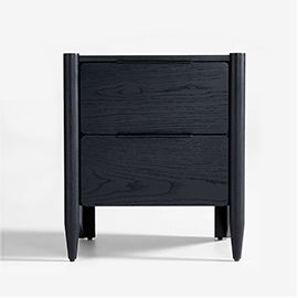 Casa Oak Nightstand with Drawers