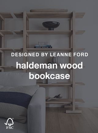 haldeman wood bookcase