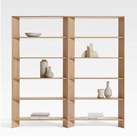 Terrazza 5-Shelf Bookcases