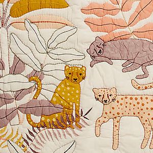 Lovely Leopard Cotton Voile Quilt