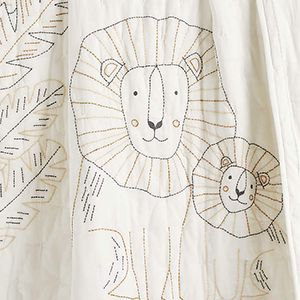 Jungle Lion Baby Crib Quilt