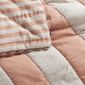 Riviera Stripe Reversible Baby Quilt