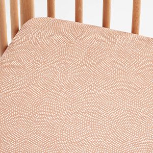 Batik Baby Crib Fitted Sheet by Leanne Ford