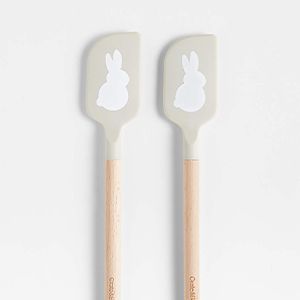 Crate & Barrel Bunny Mini Silicone Spatulas